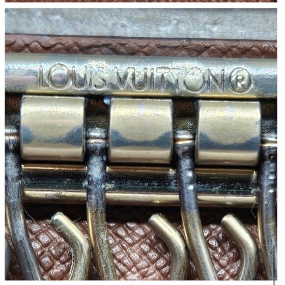 Louis Vuitton brown leather monogram 6 ring case, 2004 vintage - Picture 14 of 14